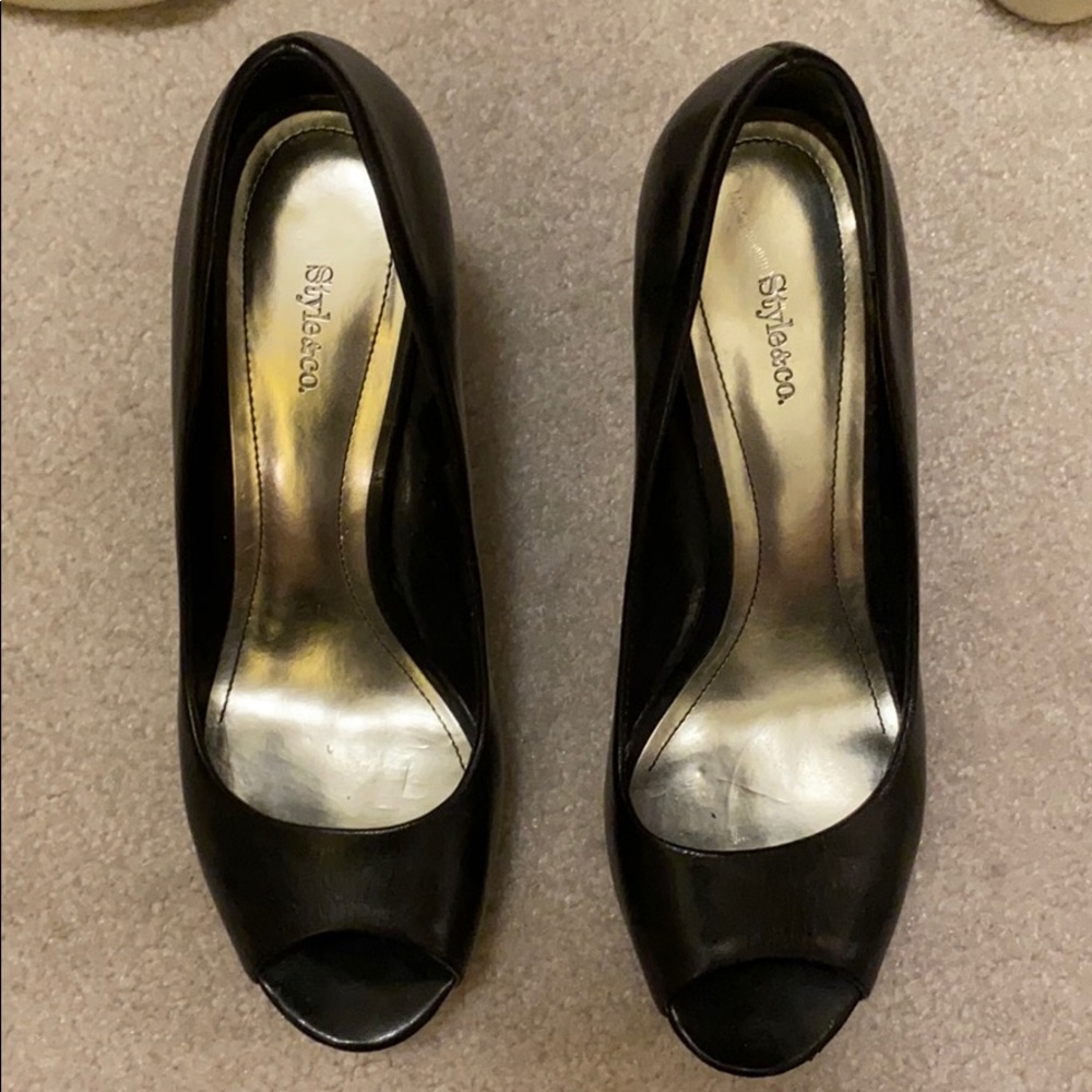 Black heels